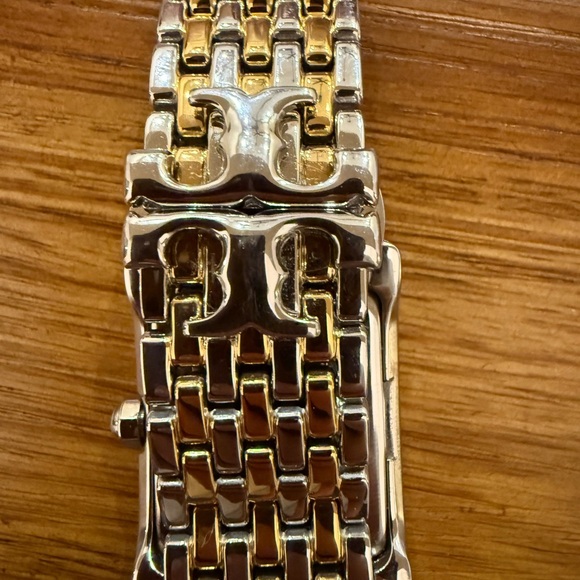 Tory Burch Two-Tone Rectangular Watch - Picture 7 of 9